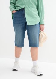 Jeans-bermuda med stretch og oppbrettet nederkant, bpc bonprix collection
