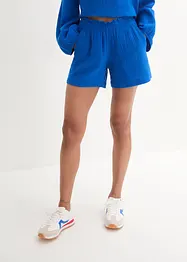 Musselin-shorts i 100% bomull, bonprix