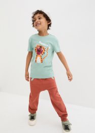 T-skjorte og 3/4-bukse i økologisk bomull til barn (2-delt sett), bpc bonprix collection