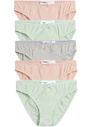 Truse med økologisk bomull (5-pack), bonprix