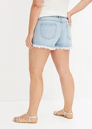 Jeansshorts med strass-frynser, BODYFLIRT