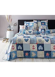 Sengeteppe med maritimt design, bonprix