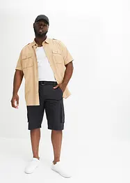 Cargo-bermuda med belte, Regular Fit, bonprix