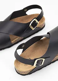 Sandal i skinn, bonprix