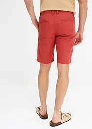 Chino-bermuda med lin og snøring, Regular Fit, bpc bonprix collection