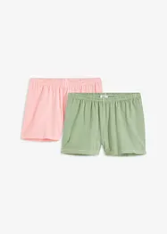 Shorts av økologisk bomull (2-pack), bonprix