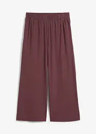 Jersey-culotte i ribbestrikk med komfortlinning, bonprix