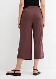 Jersey-culotte i ribbestrikk med komfortlinning, bonprix