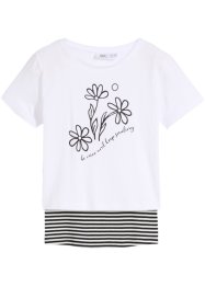 2-i-1-shirt og topp til barn (2-delt sett) av økologisk bomull, bpc bonprix collection