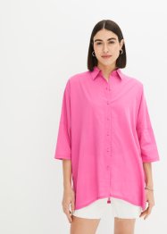 Oversized bluse med blonderygg, RAINBOW