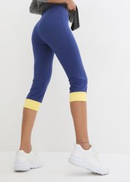 Capri-leggings med kanter i kontrastfarge, bonprix