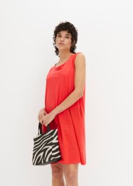 Kort jersey-kjole med A-fasong, uten arm, bpc bonprix collection