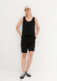 Kort jumpsuit med viskose, bpc bonprix collection