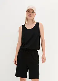 Kort jumpsuit med viskose, bpc bonprix collection