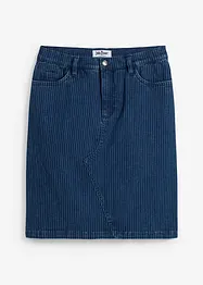 Jeansskjørt, stripet, John Baner JEANSWEAR