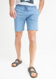 Lang slip on-jeansshorts, Regular Fit (2-pack), John Baner JEANSWEAR