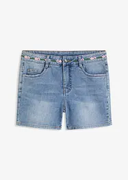 Jeans-shorts med broderi, BODYFLIRT