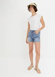 Jeans-shorts med broderi, BODYFLIRT