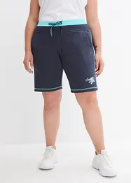 Sweat-Bermuda i bomullsmiks, bonprix