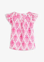 Bluse med print, bonprix