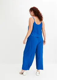 Plissert jumpsuit i jersey, bonprix