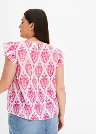 Bluse med print, bonprix