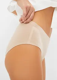 Panty som ikke synes, av økologisk bomull (4-pack), bonprix