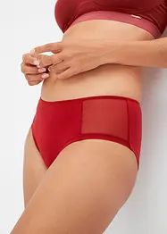 Panty med mesh og økologisk bomull (4-pack), bonprix