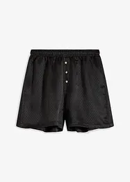 Vevd sateng-shorts, bonprix