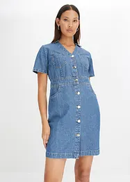 Minikjole av denim, bonprix