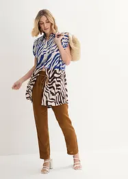 Pull on-bukse i 100% lin, bonprix