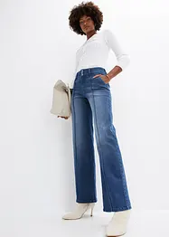 Wide Leg-jeans Mid Waist, bonprix