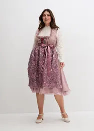 Dirndl med paljett-forkle, bonprix