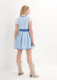 Dirndl med forkle, knelang (2-delt sett), bonprix