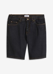 Jeans-bermuda med elastikk på siden av linningen, Classic Fit, bonprix