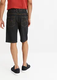 Jeans-bermuda med elastikk på siden av linningen, Classic Fit, bonprix