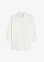 Skjortebluse i musselin, bonprix
