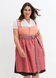 Dirndl med glidelås i midi-lengde (2-delt sett), bonprix