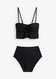 Bandeau-bikini (2-delt sett) av resirkulert polyamid, bonprix