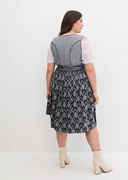 Dirndl med jaquard og forkle (2-delt sett), bonprix