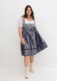 Dirndl med jaquard og forkle (2-delt sett), bonprix