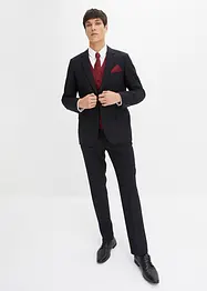 Bryllupsdress med vest og slips (5-delt sett), Slim Fit, bonprix