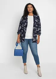 Lang blazer med print, bonprix