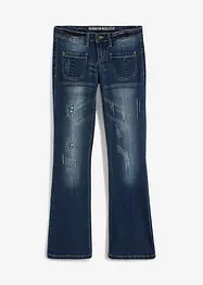 Flared-jeans Low Waist, stretch, bonprix