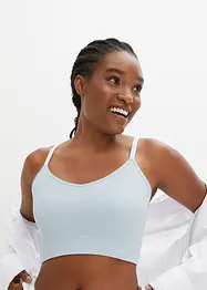 Feel Comfort Seamless-BH-topp i ribbemateriale, bonprix