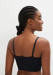 Feel Comfort Seamless-BH-topp i ribbemateriale, bonprix