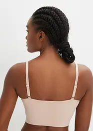 Feel Comfort Seamless-BH-topp i ribbemateriale, bonprix