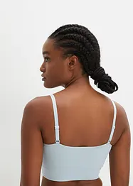Feel Comfort Seamless-BH-topp i ribbemateriale, bonprix