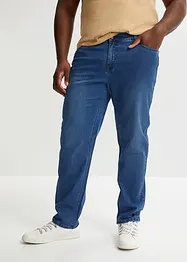 Classic Fit Power-Stretch-jeans med T-400 med komfortsnitt, Tapered, bonprix