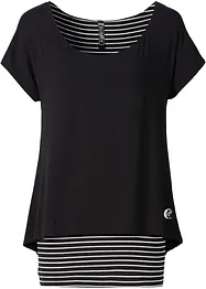 Lang topp i 2-i-1-modell, bonprix